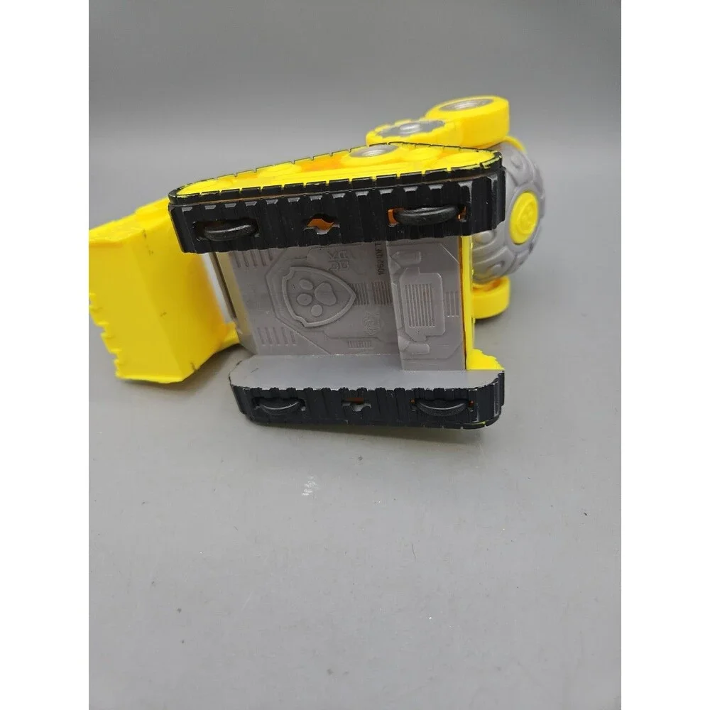 Paw Patrol The Movie Rescue Pups Rubble Figure Deluxe Bulldozer Vehicle Toy